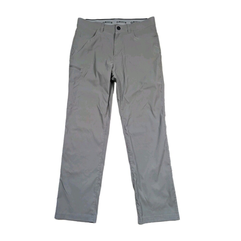 Orvis Performance Tech Hiking Pants 34x32 (35x32) Water Repellent Stretch EUC